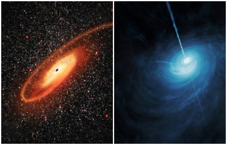 ব্লাক হোল টেনে নিচ্ছে সূর্যের পাঁচগুণ ওজনের নক্ষত্রের আলো