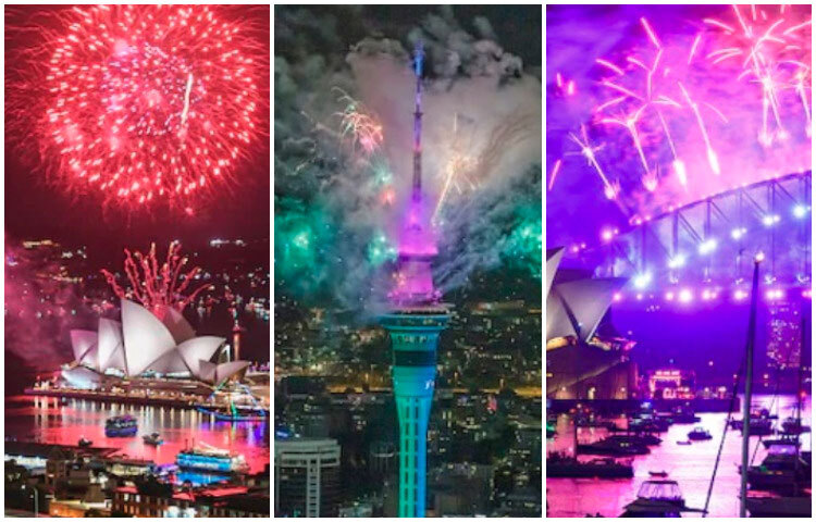 ছবিতে দেখুন বিশ্বের বিভিন্ন দেশ যেভাবে নতুন বছর বরণ করেছে