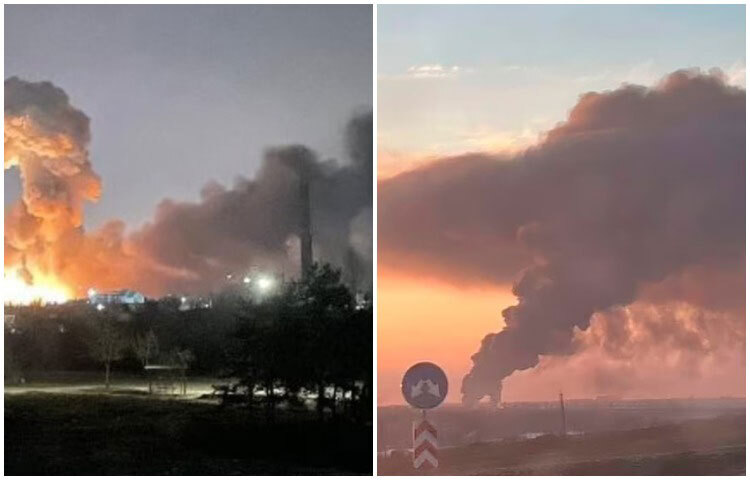 ইউক্রেনে রাশিয়ার আক্রমণের ছবি