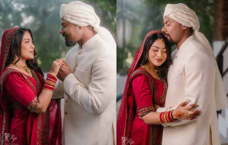 চোখ জুড়ান জেফার-রাফসানের বিয়ের ছবিতে