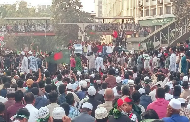 উত্তাল শাহবাগ