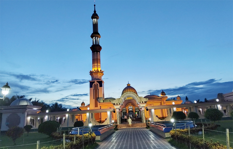 মুগ্ধ করে গুঠিয়া মসজিদের নির্মাণশৈলী