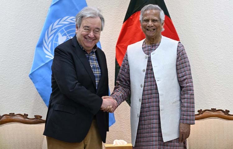 বাংলাদেশ সফরে জাতিসংঘের মহাসচিব