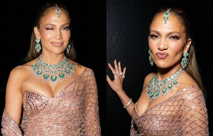 ভারতীয় সাজে লাস্যময়ী জেনিফার