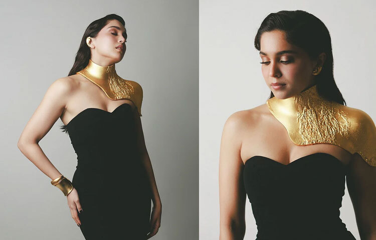 বডিকন গাউনে শর্বরীর মোহময় উপস্থিতি