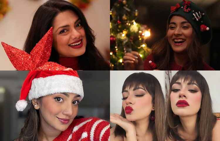 বড়দিনে যেমন ছিল দেশি তারকাদের লুক