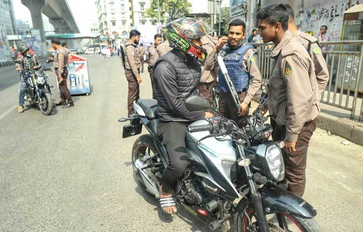 নির্বাচন ঘিরে রাজধানীতে কড়া নিরাপত্তা