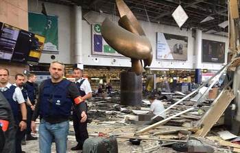 ব্রাসেলসে ভয়াবহ বিস্ফোরণ