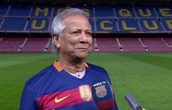 এফসি বার্সেলোনা পরিদর্শনে ড. ইউনুস