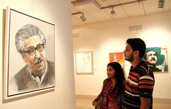 বঙ্গবন্ধুর ছবি নিয়ে মাসব্যাপী চিত্রপ্রদর্শনী