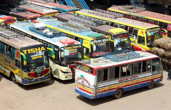 বাস ধর্মঘটে ভোগান্তিতে যাত্রীরা