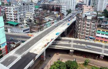 মগবাজার-মৌচাক ফ্লাইওভারের দ্বিতীয় অংশ উন্মুক্ত