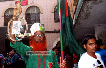 নিজামীর ফাঁসির দাবিতে একজন মুক্তিযোদ্ধা