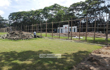 ঈদের জামাতের জন্য প্রস্তুত হচ্ছে জাতীয় ঈদগাহ
