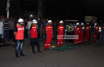 বাংলাদেশ ব্যাংকের অগ্নিকাণ্ডের ছবি