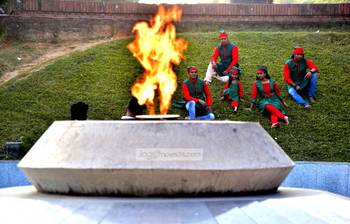 দেশপ্রেমে প্রোজ্জ্বল শিখা চিরন্তন