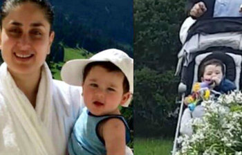 সুইজারল্যান্ডে সাইফ-কারিনার পুত্র তৈমুর