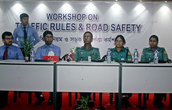 ট্রাফিক ব্যবস্থাপনা নিয়ে কর্মশালা