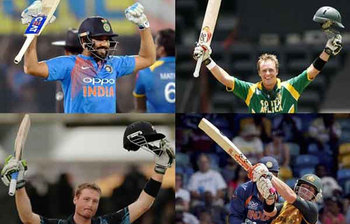 ২০১৭ সালে ওয়ানডে ক্রিকেটে সেরা ৬ ব্যাটিং পারফরমেন্স