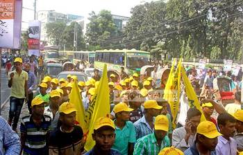 বিএনপির সমাবেশকে ঘিরে রাজধানীর রাস্তার চিত্র