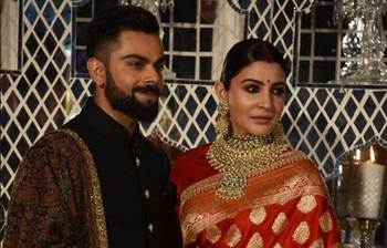 বিরাট কোহলি-আনুশকার রিসেপশন