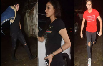 বান্ধবীর জন্মদিনের নাইট পার্টিতে অক্ষয় ও সাইফের পুত্র