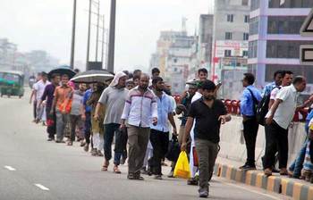 ছাত্র আন্দোলনের চতুর্থ দিনে ঢাকার চিত্র