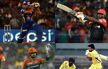 যে ক্রিকেটাররা আইপিএলের ইতিহাসে সবচেয়ে বেশি ছক্কা মেরেছেন