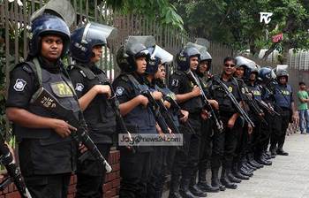 কোটা সংস্কার আন্দোলনকে ঘিরে ব্যাপক নিরাপত্তা