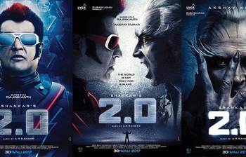 দক্ষিণী মেগাস্টার রজনীকন্তের ‘২.০’ ছবিটি প্রথম দিনেই ১০০ কোটি আয় করেছে