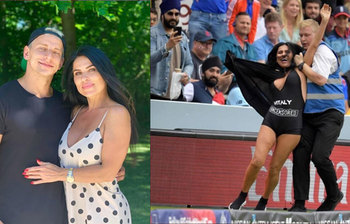 বিশ্বকাপ ফাইনালের মাঝেই মাঠে লাফ দিলেন যে অর্ধনগ্ন নারী