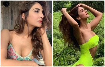 হট নিয়ন মনোকিনিতে উষ্ণতা ছড়ালেন বাণী কাপুর