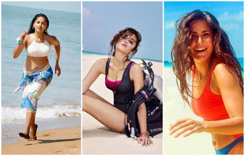 সমুদ্রসৈকতে উত্তাপ ছড়ানো নায়িকারা