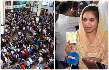 কমলাপুরে ঈদে বাড়ি ফেরার টিকিট কিনতে প্রচণ্ড ভিড়