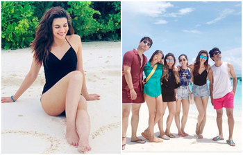 বলিউড অভিনেত্রী কৃতির আনন্দ ভ্রমণ