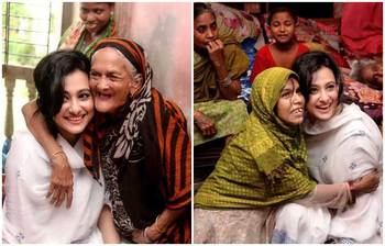 দুঃখী মায়েদের মুখে হাসি ফোটাতে বৃদ্ধাশ্রমে পূর্ণিমা