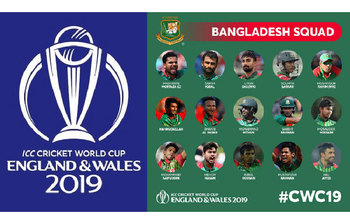 ছবিতে দেখে নিন বিশ্বকাপের ১০ দলের ১৫ সদস্যের স্কোয়াড