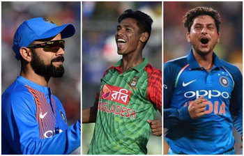 আইসিসির একদিনের বর্ষসেরা একাদশে স্থান পাওয়া ক্রিকেটারদের ছবি