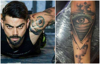 বিরাট কোহলির শরীরের ১১টি ট্যাটুর মানে জানেন?
