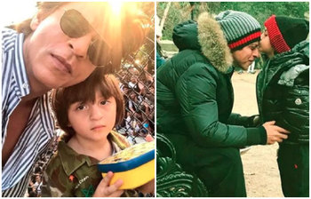 যেমন আদরে বেড়ে উঠছে শাহরুখ পুত্র আব্রাম