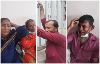 মসজিদে বিস্ফোরণে হতাহতদের স্বজনদের আহাজারি