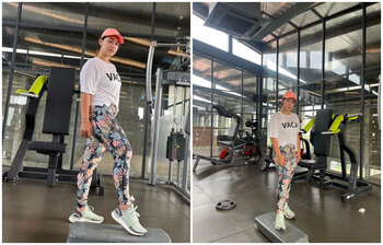 জিমে ঘাম ঝরাচ্ছেন অপু