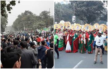 ছবিতে দেখুন আওয়ামী লীগের সম্মেলনে মানুষের ঢল