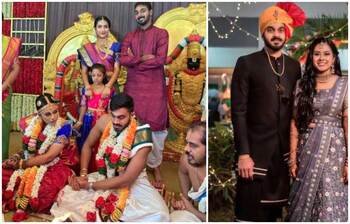 ক্রিকেটার বিজয় শঙ্করের বিয়ের ছবি