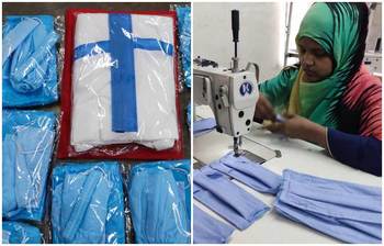 করোনাভাইরাস: ডাক্তার নার্সদের মাঝে বিনামূল্যে গাউন বিতরণ করবে বিদ্যানন্দ