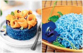 যেভাবে নীল ভাত রান্না করবেন