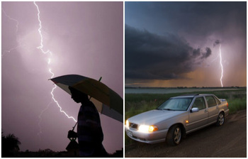 বজ্রপাতের সময় নিজেকে নিরাপদ রাখতে যা করবেন