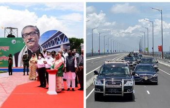 গর্বের পদ্মা সেতু উদ্বোধনের ছবি