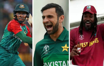 টি-টোয়েন্টি বিশ্বকাপে যারা বেশি ম্যাচ খেলেছেন