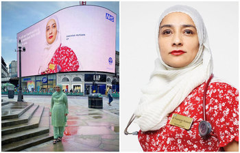 যুক্তরাজ্যের বিলবোর্ডে চিকিৎসক বাংলাদেশি ডা. ফারজানা